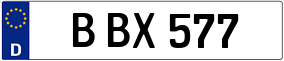 Truck License Plate